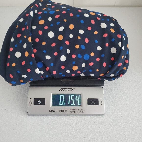 Maggie Barnes Womens Blue Polka Dot Crossover Blouse Size 2X V Neck 3/4 Sleeve - Picture 10 of 11